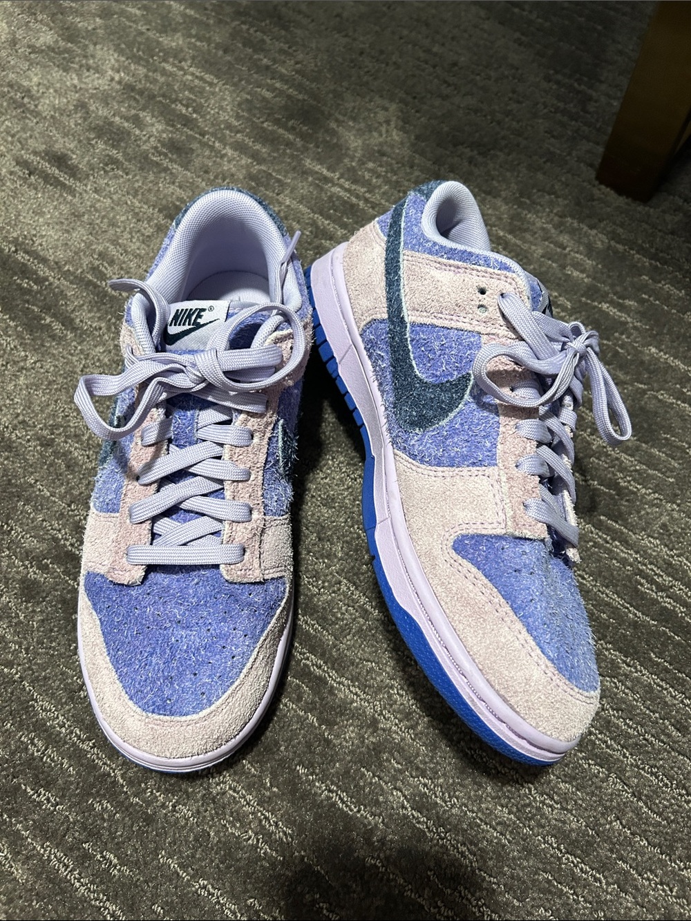 Women's Nike Dunk Low SE Hydrangeas/Deep Royal Blue